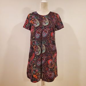Topshop Paisley Dress Women's Size 6